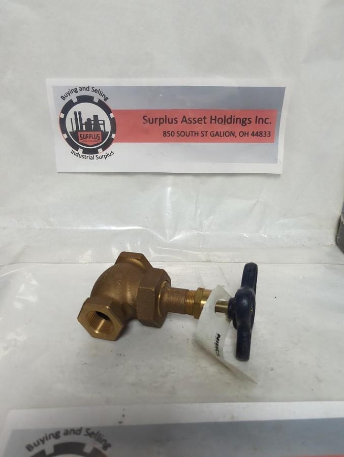 NIBCO,T-235-Y 3/4,TEFLON DISC GLOBE VALVE 3/4 INCH NOS