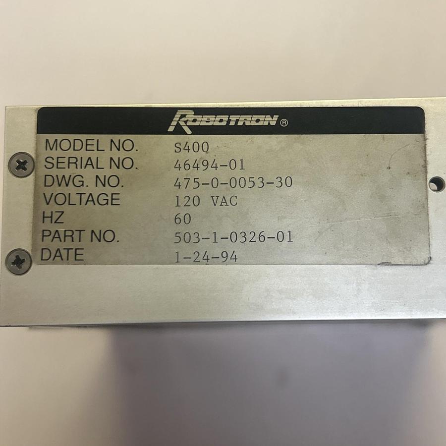 Used ROBOTRON,503-1-0326-01,OUTPUT MODULE