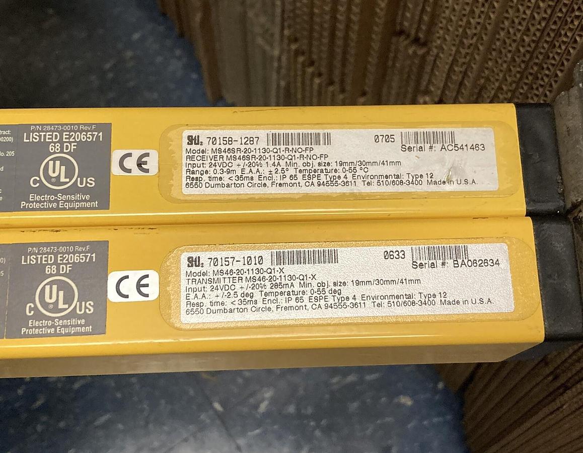 Used STI,MS46SR-20-1130-Q1-R-NO-FP,Receiver with MS46-20-1130-Q1-X Transmitter