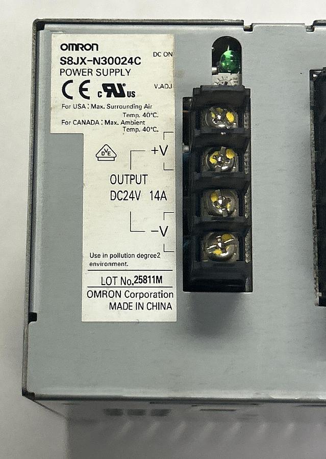 Used OMRON,S8JX-N30024C,SWITCHING POWER SUPPLY MODULE 14A