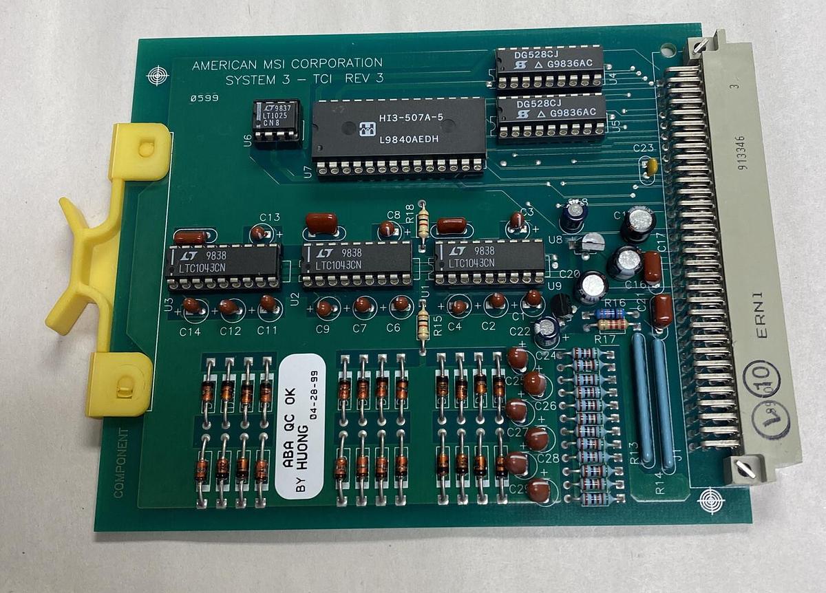 Used AMERICAN,MSI 3000.020.212,PC BOARD MULTIPLEXER BOARD SYSTEM- 3TCI