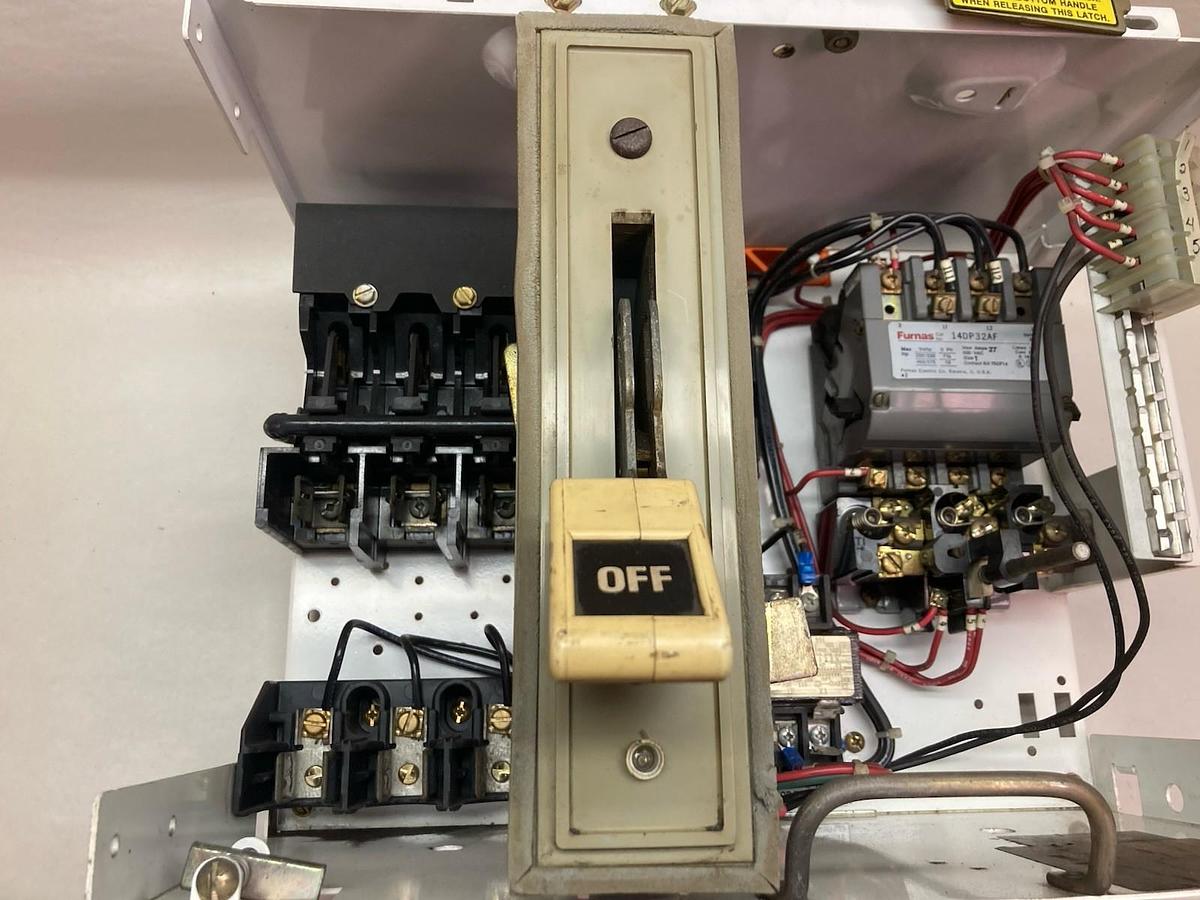 Used Siemens Tiastar Furnas,Size 1,12 Inch Fused MCC Starter Bucket 27A 50/60Hz