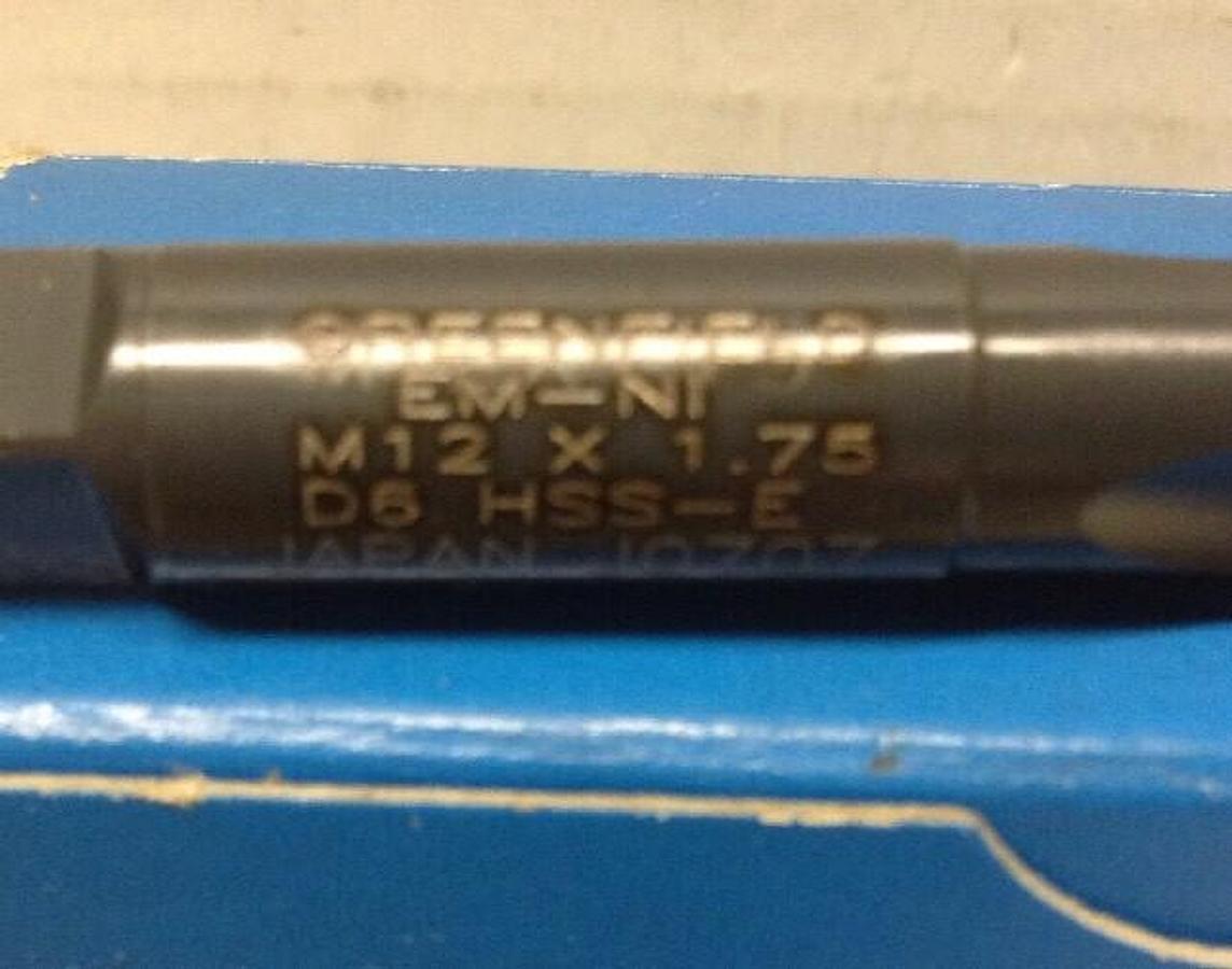 Greenfield Series,8654,Spiral Flute Tap w/ Modified Bottoming Chamfer Box of 12