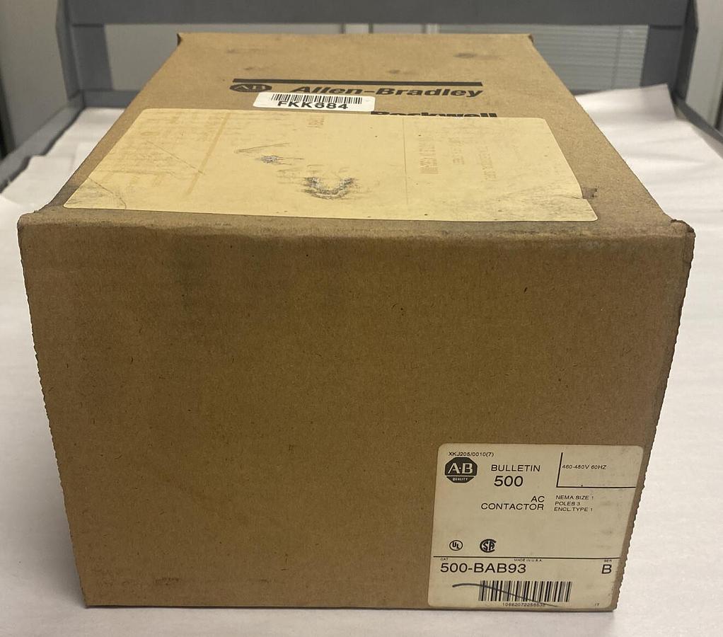 Used Allen Bradley,500-BAB93,Series B AC Contractor New