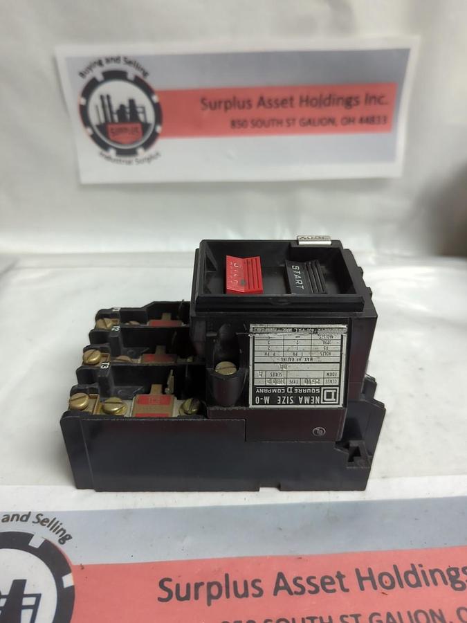 Used SQUARE D,2510-MB02,MANUAL STARTER SERIES A SIZE M-0 PRE-OWNED