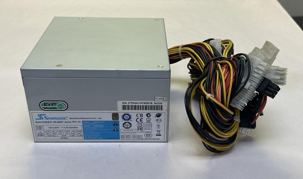 Used SEASONIC,SS-400ET,POWER SUPPLY