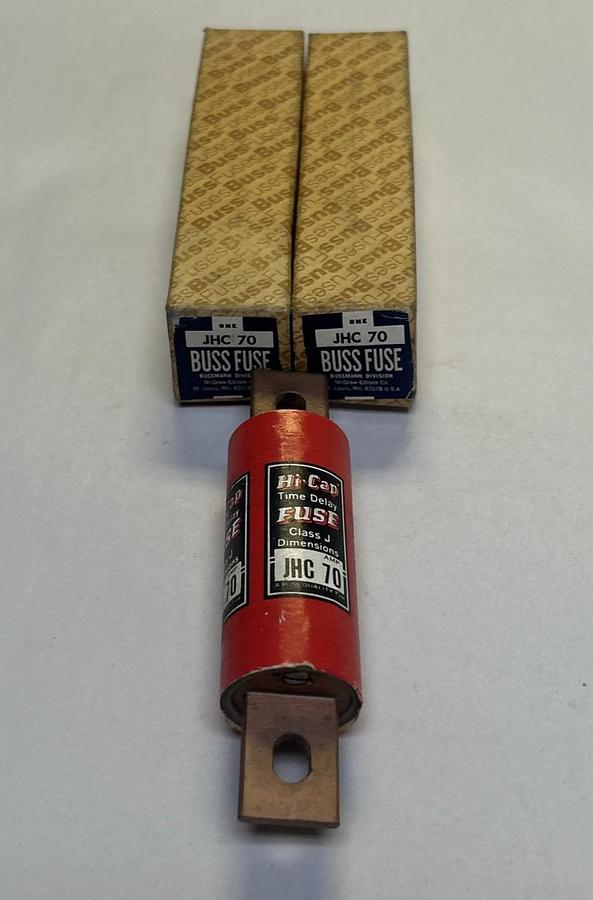 BUSSMANN,JHC70,FUSE 70A 600V LOT OF 2 NOS