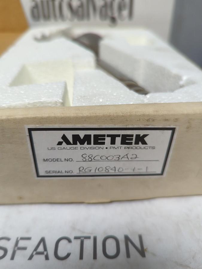 AMETEK,88C003A2,PRESSURE TRANSMITTER 0-30 PSI NOS