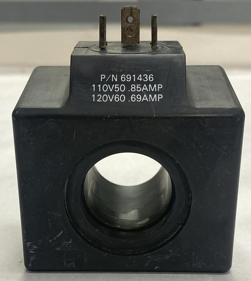 Used VICKERS,691436,VALVE COIL 110-120V .85-.69AMP 50/60HZ