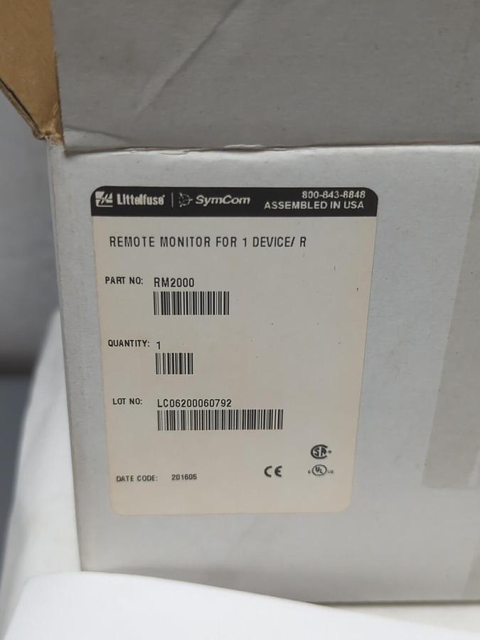 LITTELFUSE,RM2000,MOTORSAVER THREE PHASE ELECTRONIC MOTOR PROTECTOR NOS