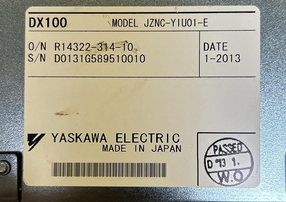 Used YASKAWA,JZNC-YIU01-E,ROBOTIC CONTROLLER