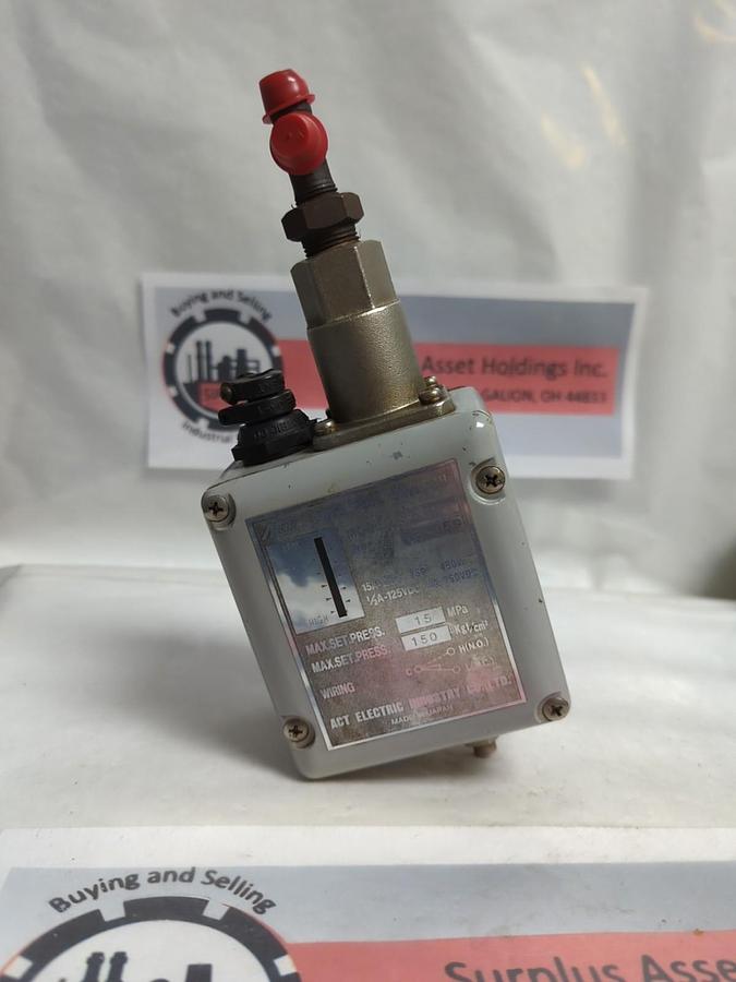 Used ACT ELECTRIC,SPR-150,PRESSURE SWITCH PRE-OWNED