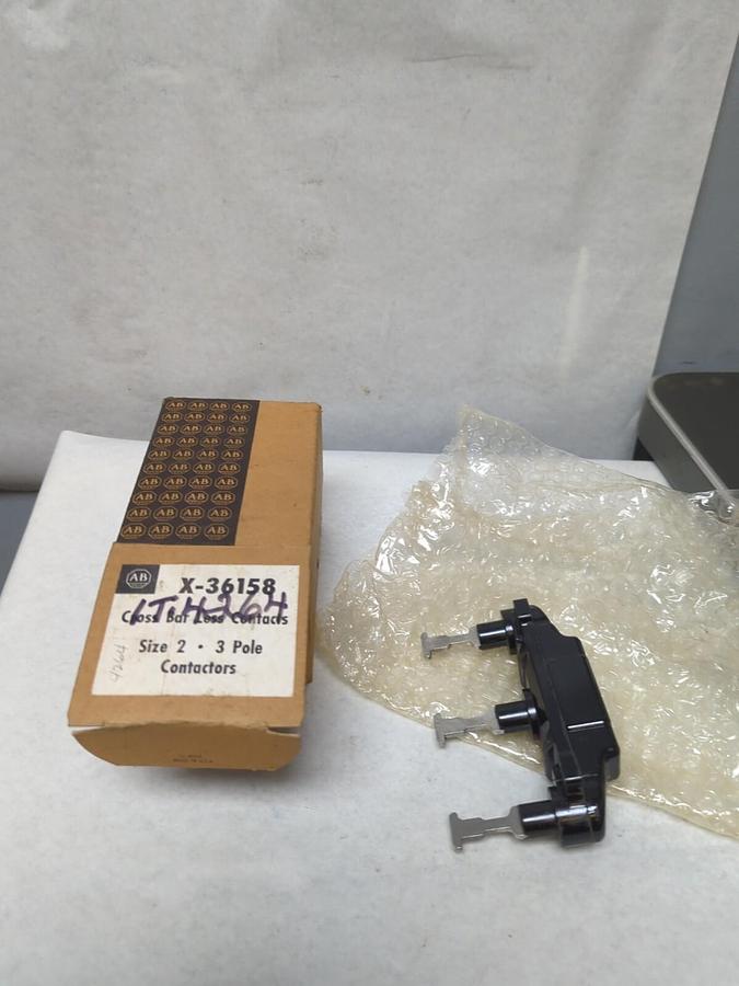 ALLEN-BRADLEY,X-36158,CROSS BAR SIZE 2 3-POLE NOS