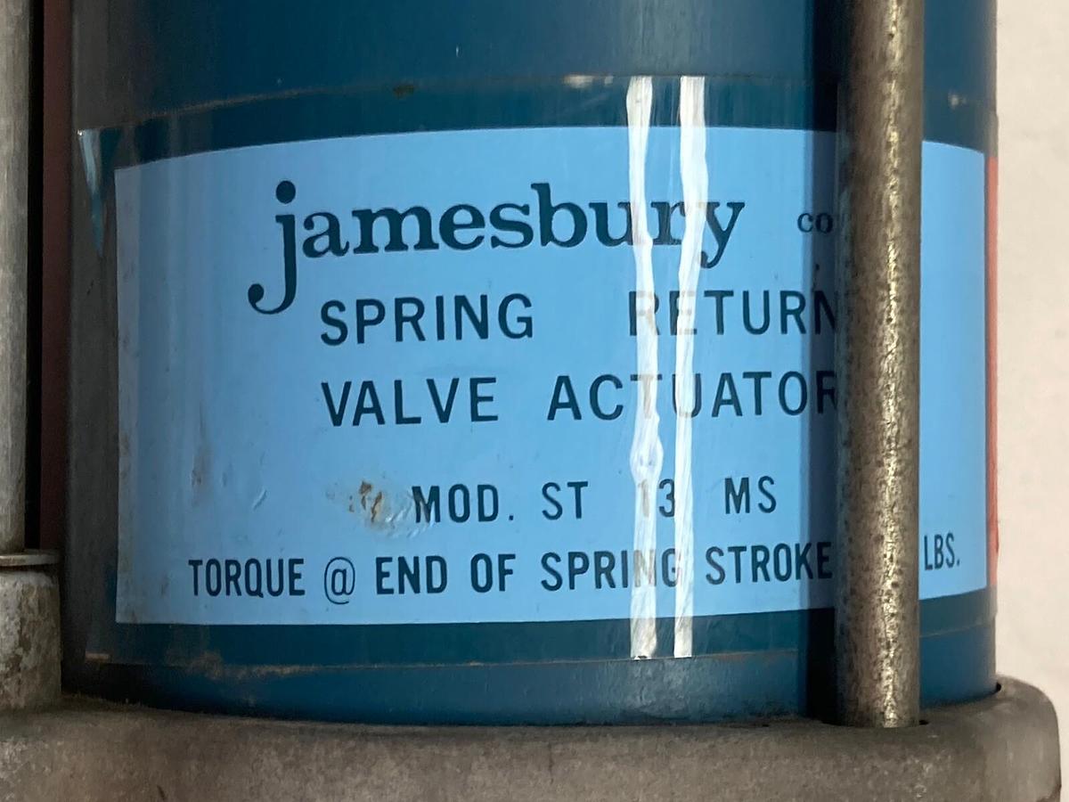 Used Jamesbury,Model ST 13 MS,Spring Return Valve Actuator