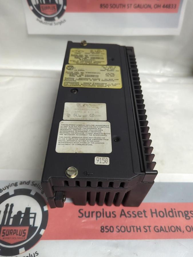 Used GE FANUC,IC660BBD101,GENIUS BLOCK I/O MODULE MISSING DOOR PRE-OWNED