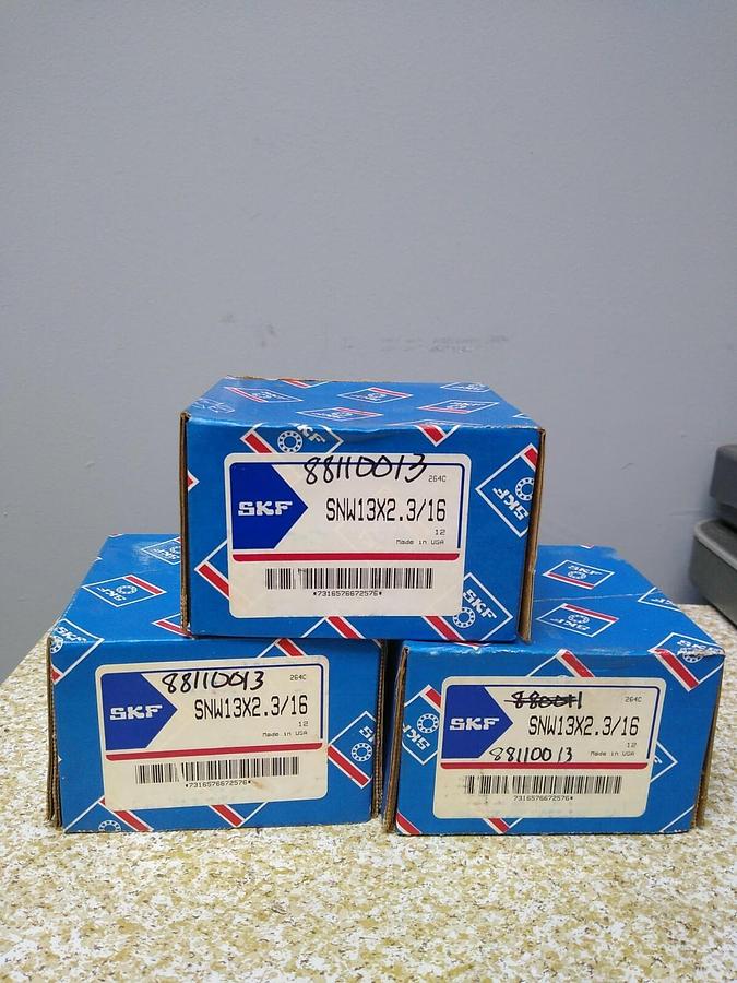 Used SKF,SNW13X2-3/16,Adapter 2-3/16 INCH Lot of 3 NOS