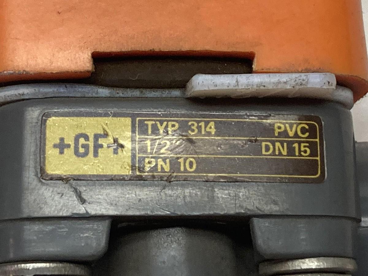 Used GF,Type 314,1/2 Inch DN 15 Diaphragm Valve Module PN 10