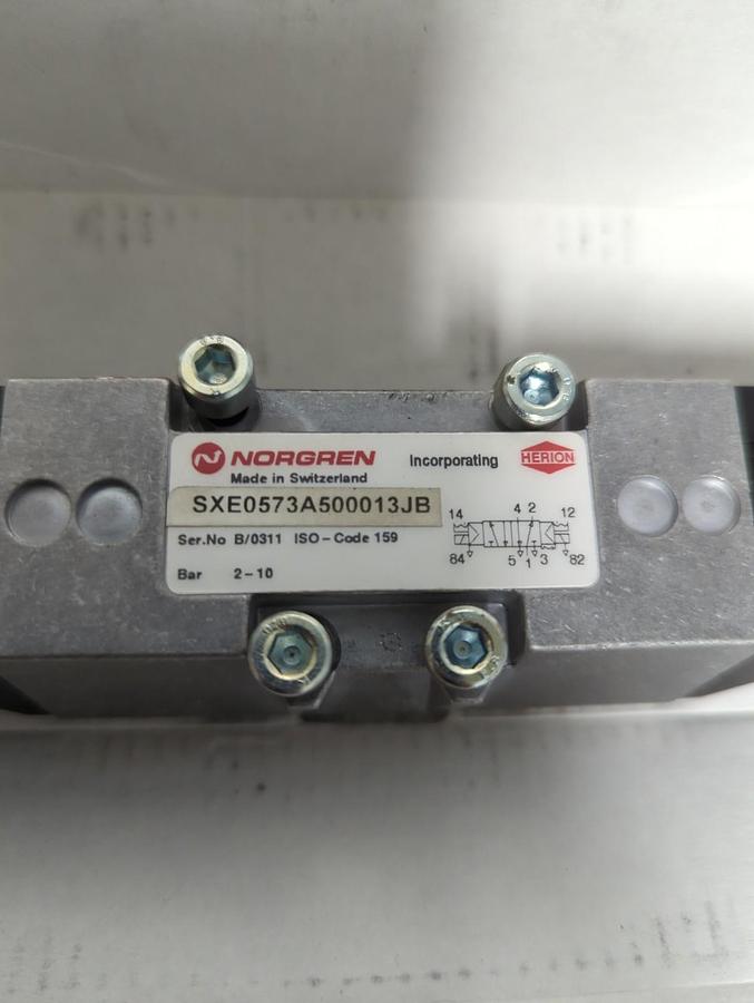 NORGREN,SXE9673A600013JB,PNEUMATIC SOLENOID VALVE NOS