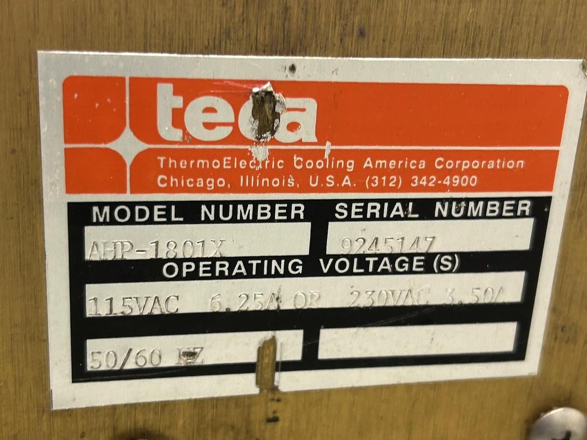 Used Teca,AHP-1801X,Thermoelectric Air Conditioner 115/230Vac 6.25/3.50A 50/60Hz