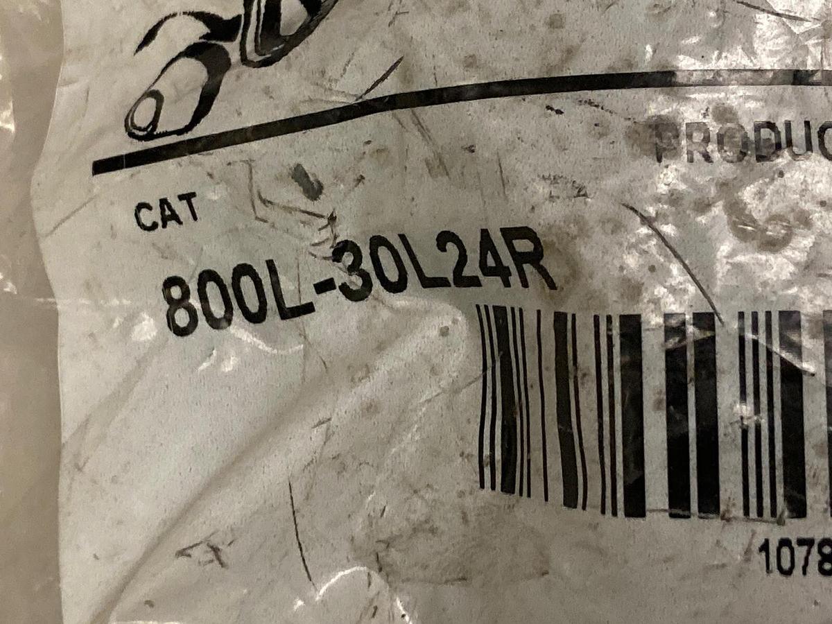 Used Allen Bradley,800L-30L24R,Ser B Red Push Button