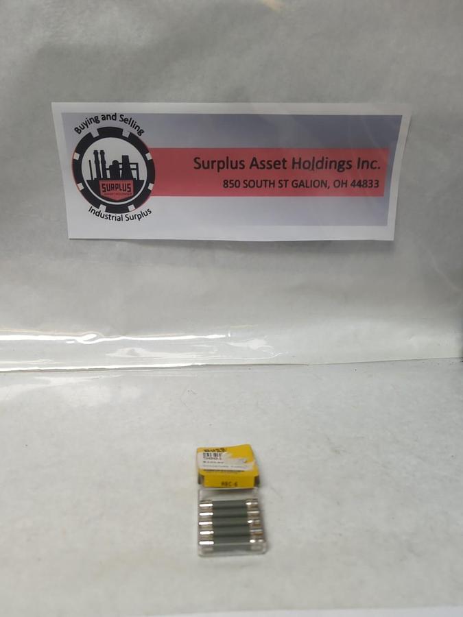 COOPER BUSSMANN,ABC-6,FAST ACTING 6 AMP FUSE PACK OF 5 NOS