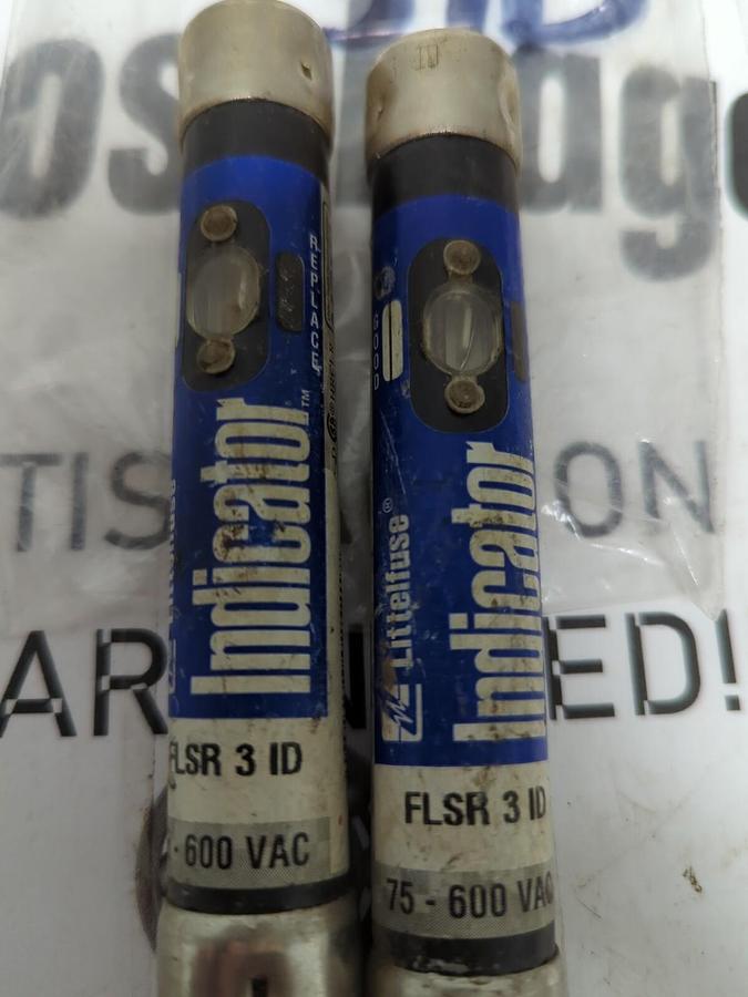 LITTELFUSE,FLSR-3ID,INDICATOR FUSES LOT OF 2 NOS