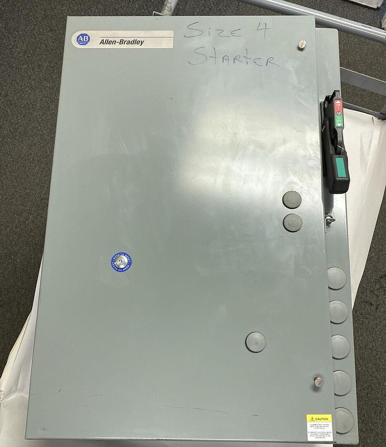 ALLEN BRADLEY,513-EFB-6P-50,SER 1 COMBINATION STARTER SIZE 4 W/ 250A BREAKER NOS
