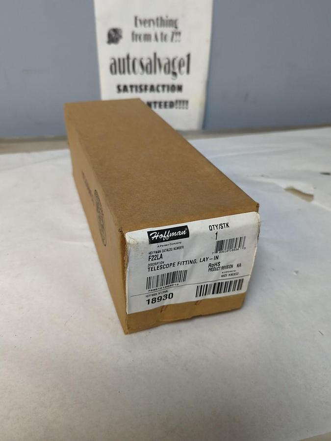 HOFFMAN,F22LA,LAY-IN TELESCOPE FITTING SEALED BOX