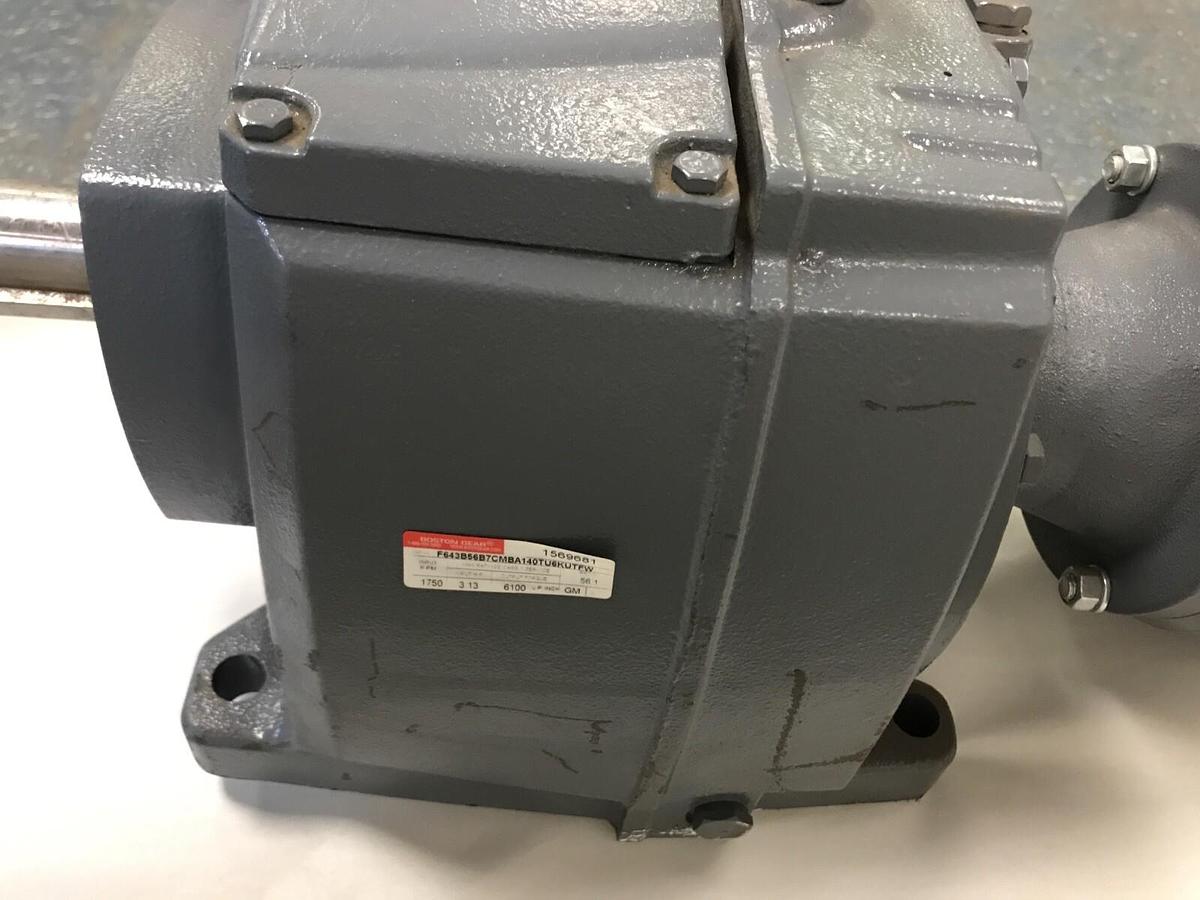 Boston Gear,F643B56B7CMBA140TU6KUTFW,Triple Reduction Speed Reducer 56:1 Ratio