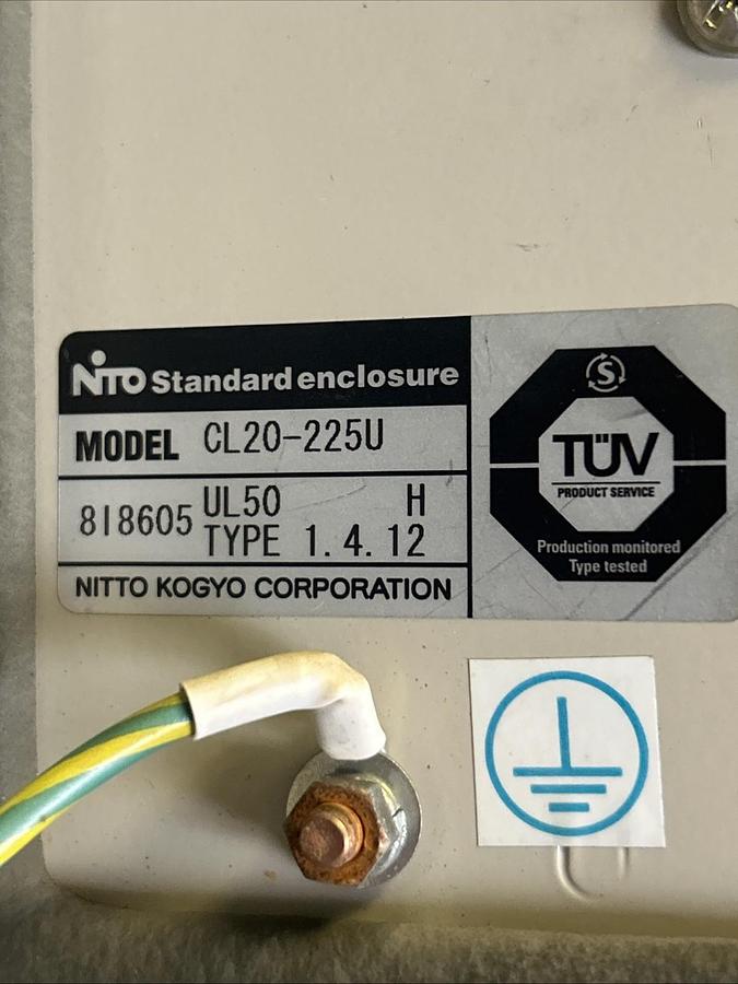Used NTO,CL20-225U,ENCLOSURE W/ NSF150N CIRCUIT BREAKER 150A 600Y/347V
