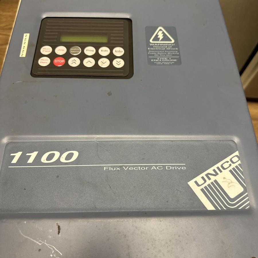 Used Unico,1100,Flux Vector AC Drive Model# 1100-460-003-C-N-F00
