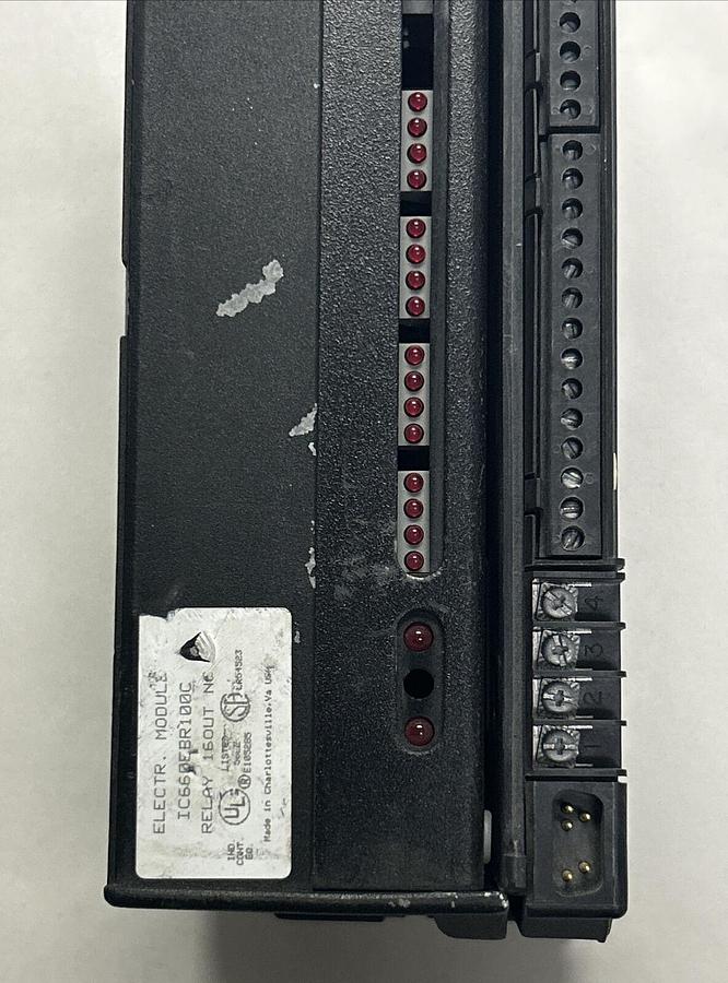 Used GE FANUC,IC660EBR100/IC660EBR100C ,GENIUS BLOCK RELAY OUTPUT