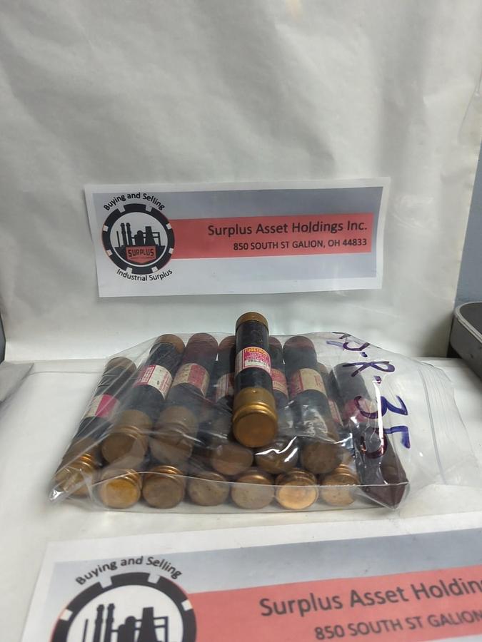 Used COOPER BUSSMANN,FRS-R-35,FUSETRON FUSE 35 AMP LOT OF 14 PRE-OWNED