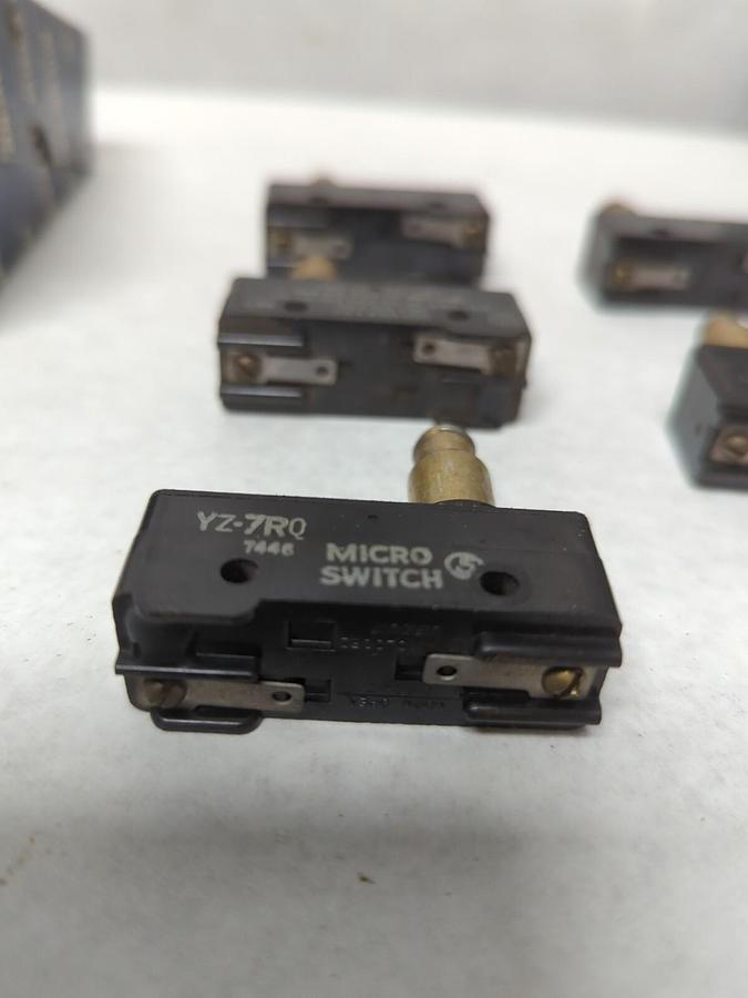 HONEYWELL MICRO SWITCH,YZ-7RQ,SNAP ACTION LIMIT SWITCH LOT OF 5