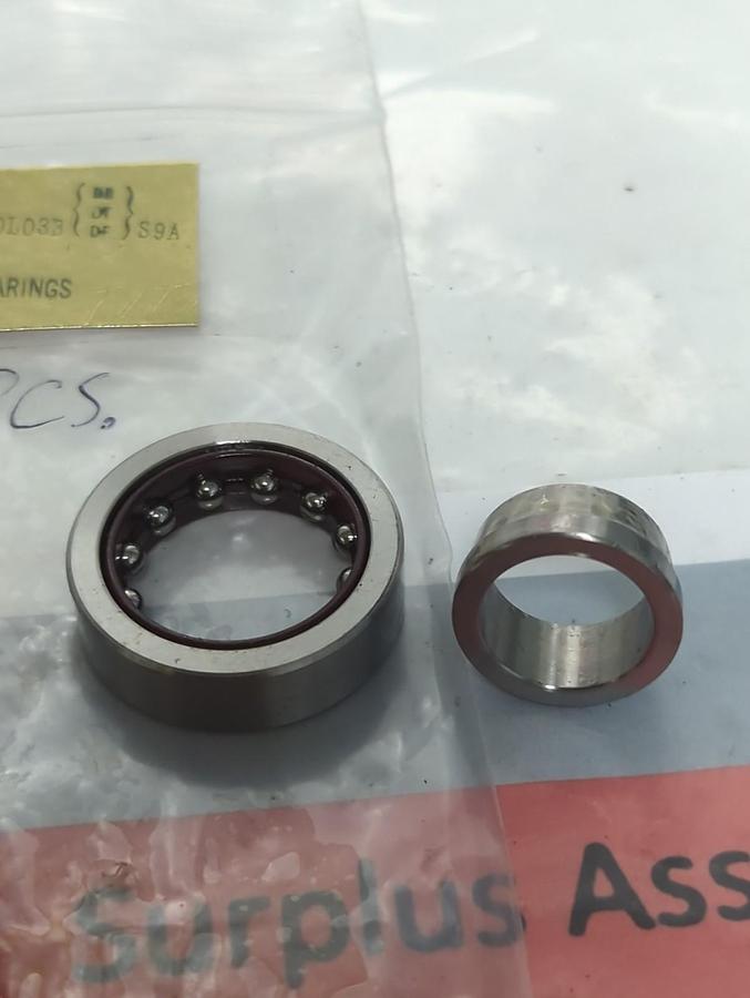 NEW DEPARTURE,QOL033,BALL BEARING LOT OF 2 PRE-OWNED