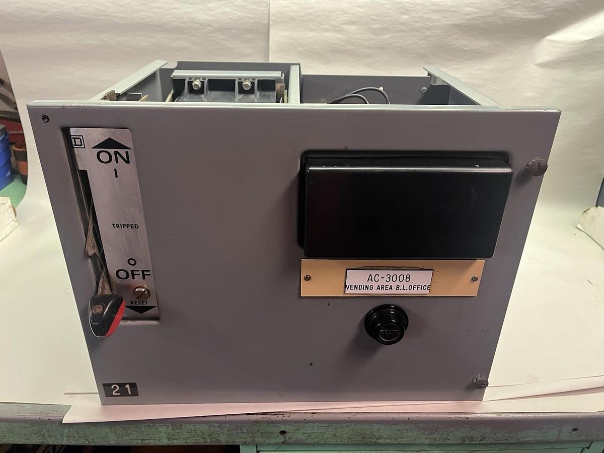 Used SQUARE D,MODEL 5,SIZE 1 MCC 8536SCO3 STARTER BUCKET 30A FAP360315H BREAKER