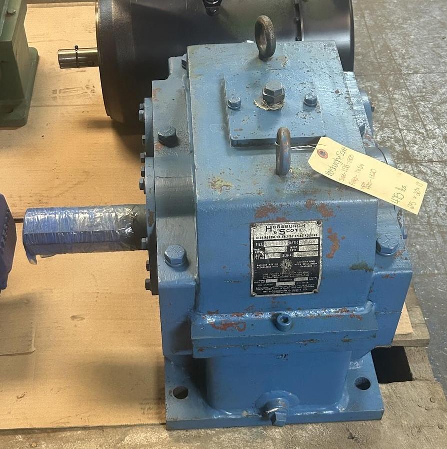 Used HORSBURGH & SCOTT,LSB-1300,SPEED REDUCER 17HP 14.54 RATION 1320RPM