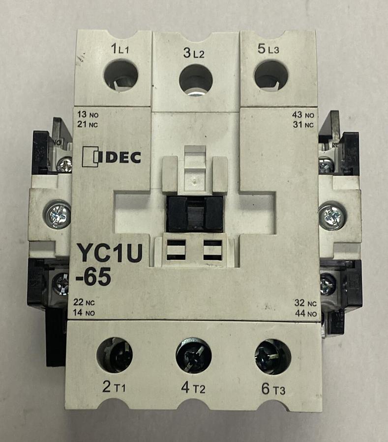 Used IDEC,YC1U-65,CONTACTOR SIZE 2 85A 600V