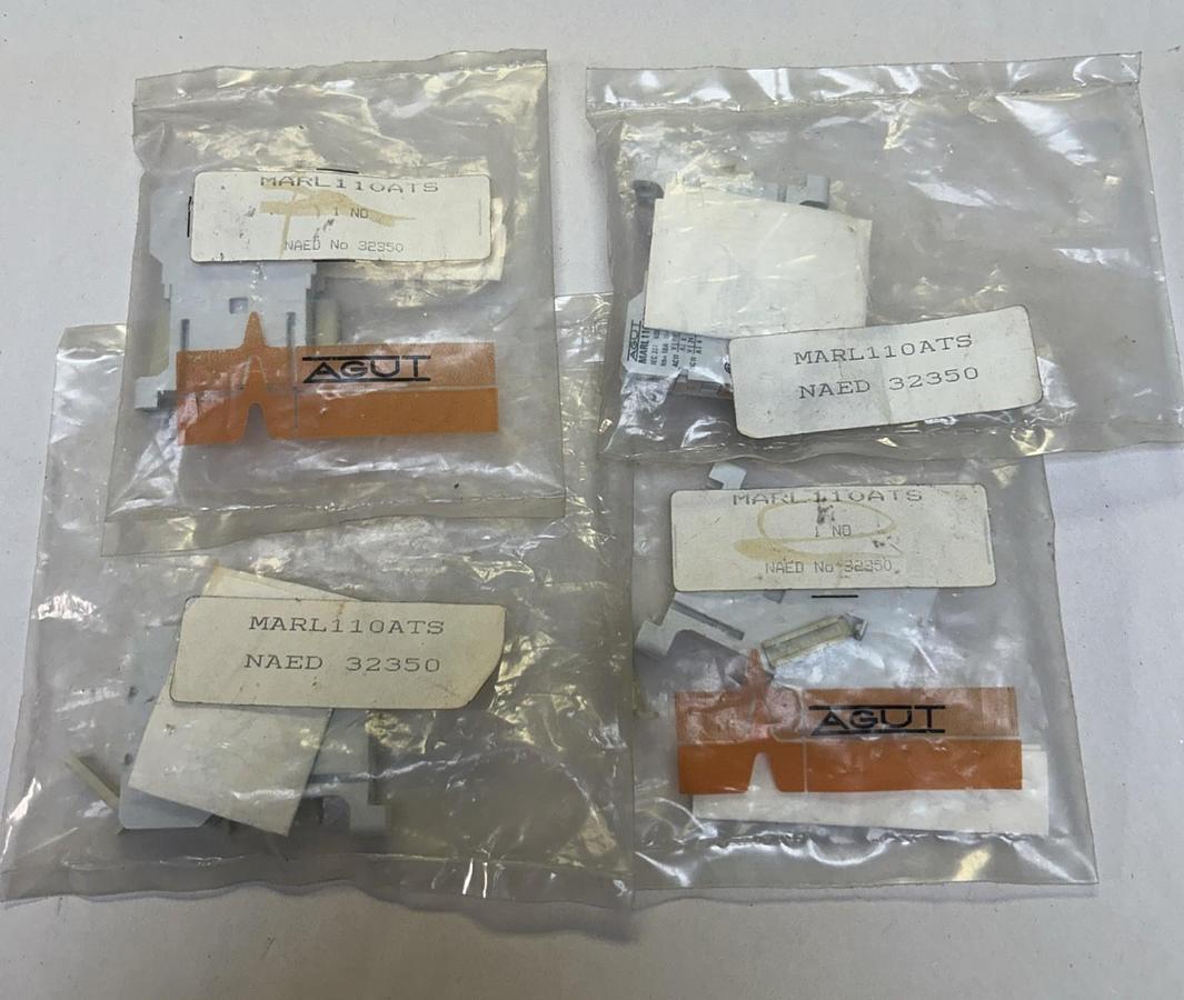 AGUT,MARL110ATS,AUXILIARY CONTACT LOT OF 4 NOS