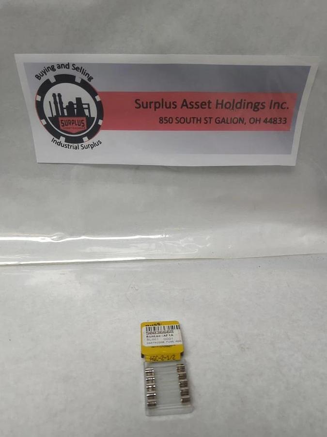 COOPER BUSSMANN,AGC-2-1/2,FAST ACTING 2-1/2 AMP FUSE PACK OF 5 NOS