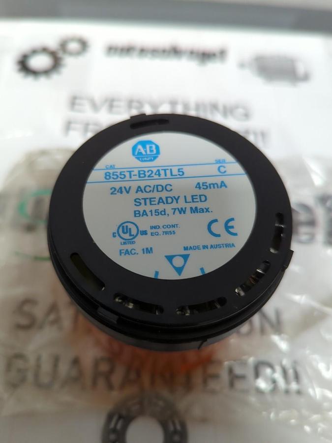 ALLEN BRADLEY,855T-B24TL5,SERIES C STACK LIGHT MISSING BOX NOS