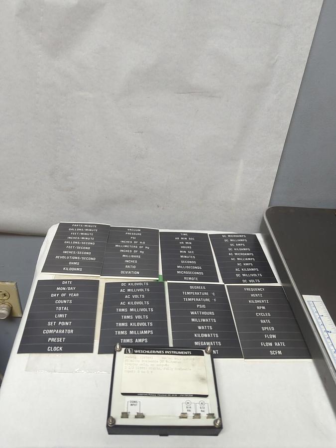 WESCHLER/NES,IDV7893,SLIMLINE SCALEABLE DC VOLTMETER DISPLAY