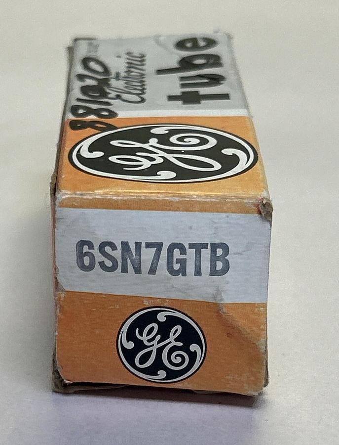 GENERAL ELECTRIC,6SN7GTB,VACUUM TUBE NOS