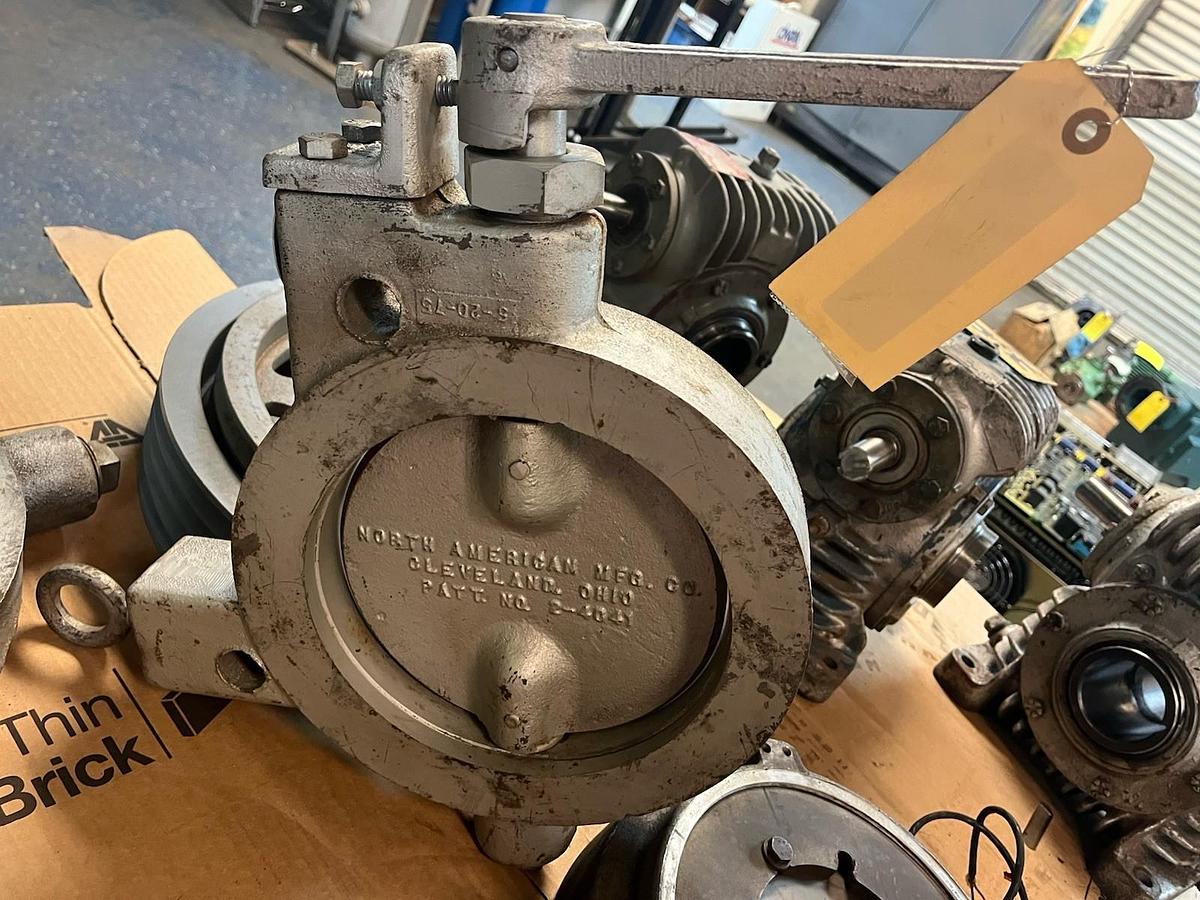 NORTH AMERICAN,1155-9,COMBUSTION DAMPER BUTTERFLY VALVE