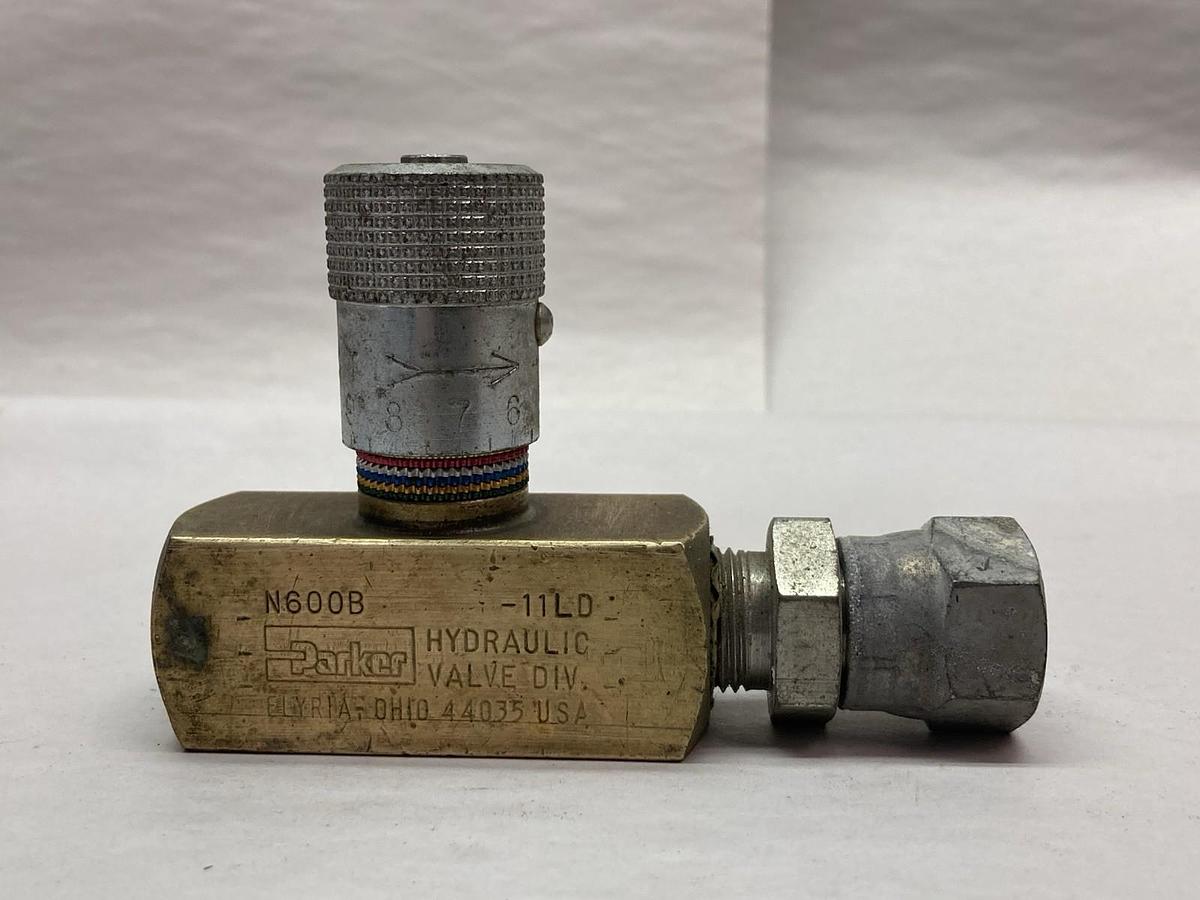 Used Parker,N600B,Hydraulic Valve 2000 PSI 138 Bar Max