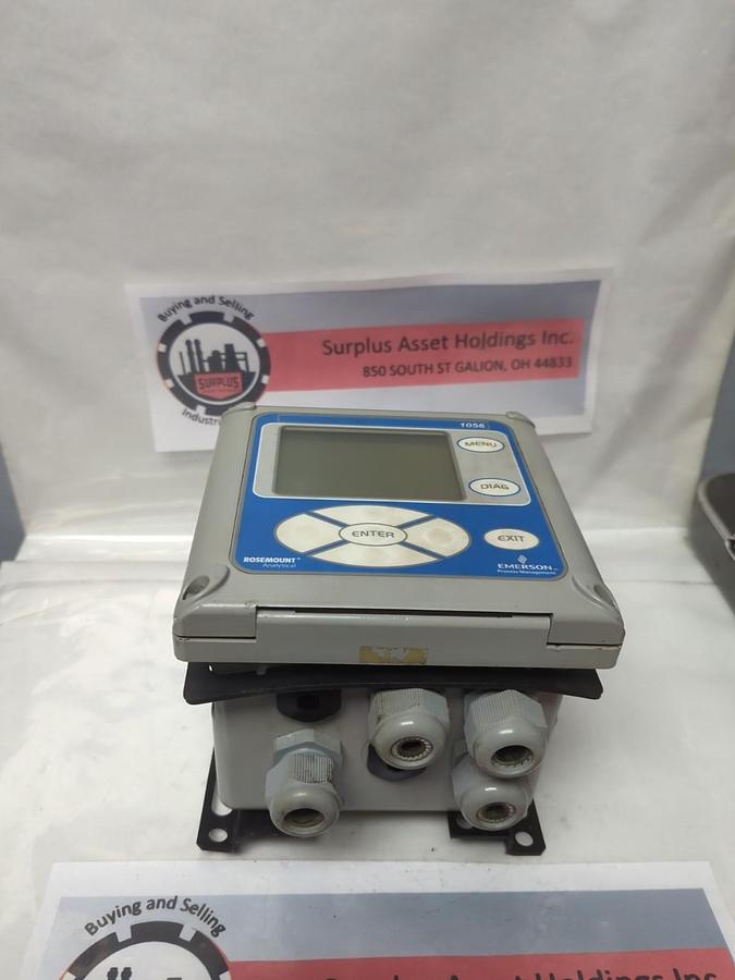 Used ROSEMOUNT/EMERSON,MODEL 1056,LIQUID ANALYZER 24VDC(20-30VDC)15W PRE-OWNED