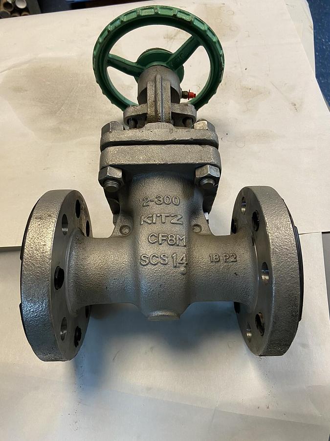 Kitz,CF8M SCS14,Class 300 Gate Valve 2 INCH Figure 300UMAM NOS