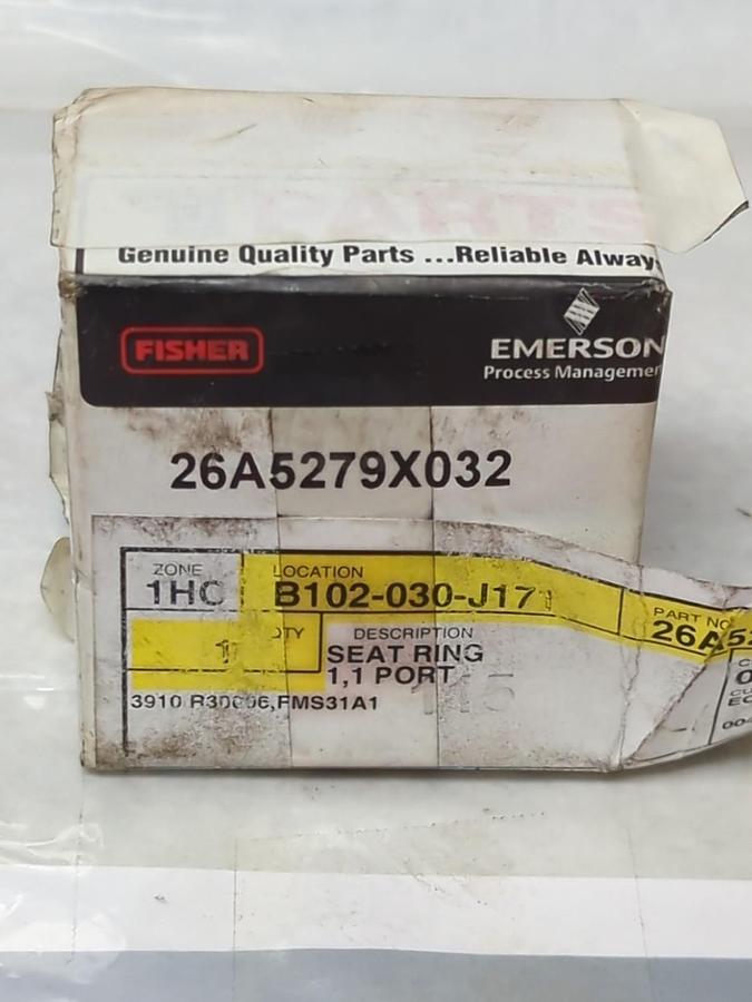 EMERSON/FISHER,26A5279X032,SEAT RING 1 INCH PORT NOS