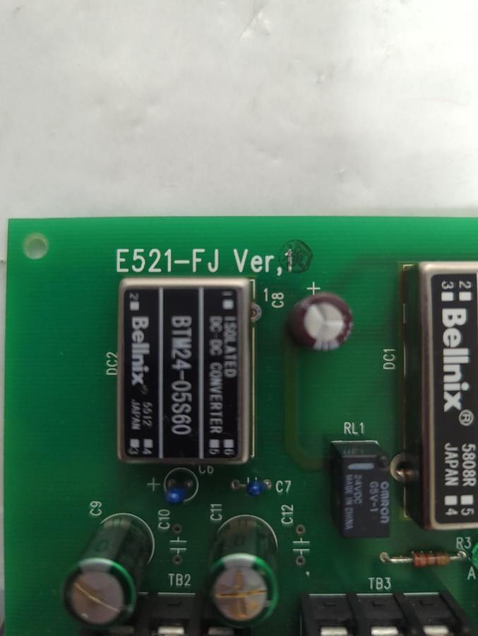 Used BELTRIX,E521-FJ,VER 1 CIRCUIT BOARD PRE-OWNED