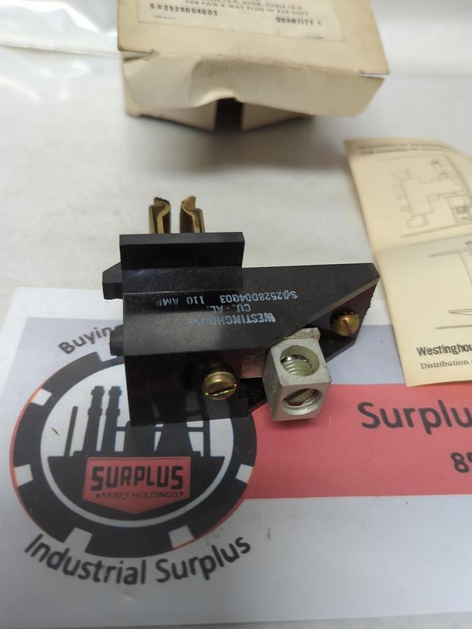 WESTINGHOUSE,2528D04G03,BUS DUCT NUET STAB NOS